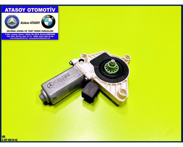 MERCEDES W207 CAM MOTORU SAĞ ÖN A2078200442 2078200442 965148-100 0536010602 W207 SOL ÖN CAM MOTORU A2078200342 2078200342 965150-100 0536010601